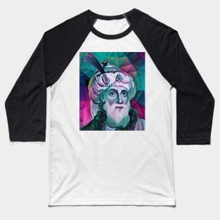 Flavius Josephus Abstract Portrait | Flavius Josephus Artwork 4 Baseball T-Shirt